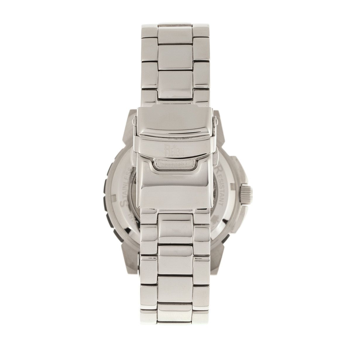 Automatik-Skelettuhr mit Gliederarmband