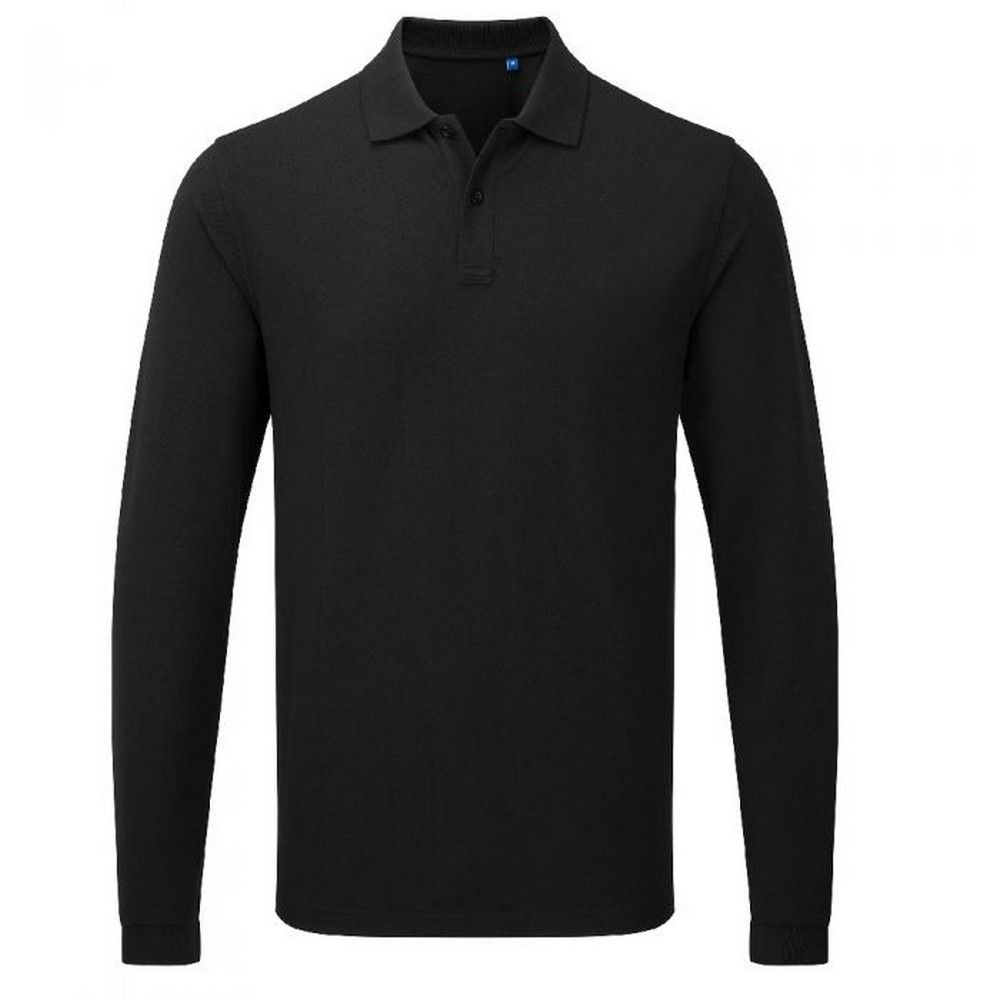 Klassisches Langarm-Poloshirt