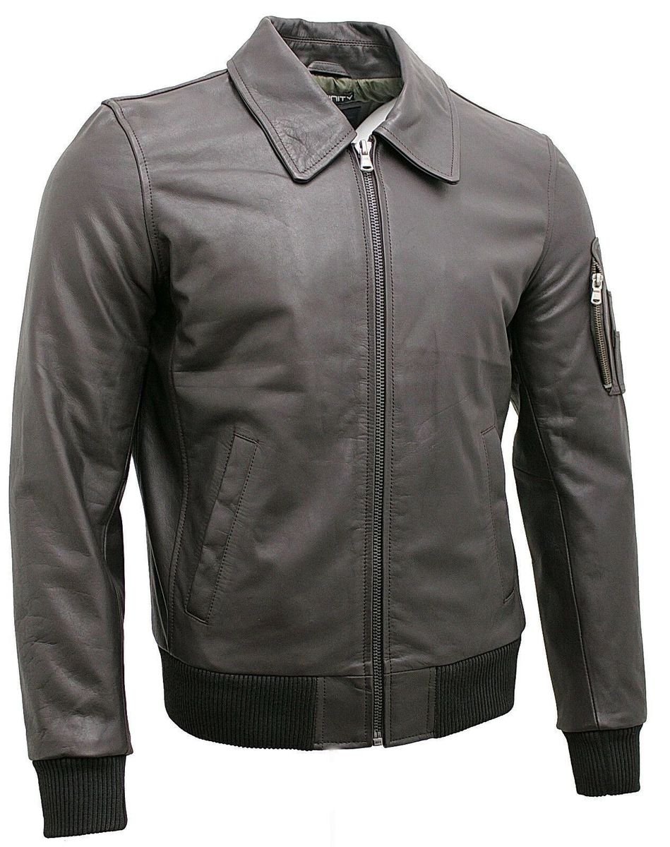 Klassische Leder A2 Flieger-Bomber