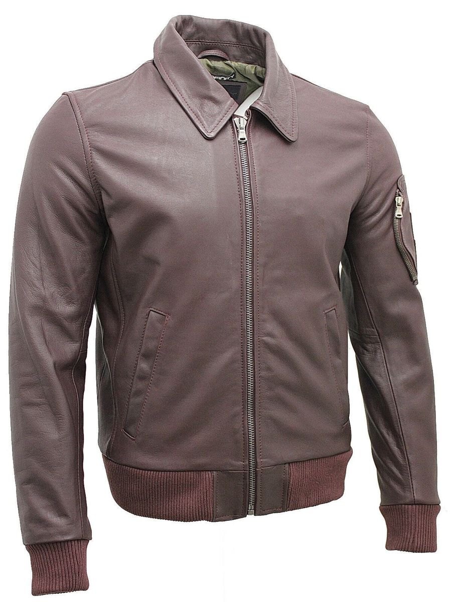 Klassische Leder A2 Flieger-Bomber