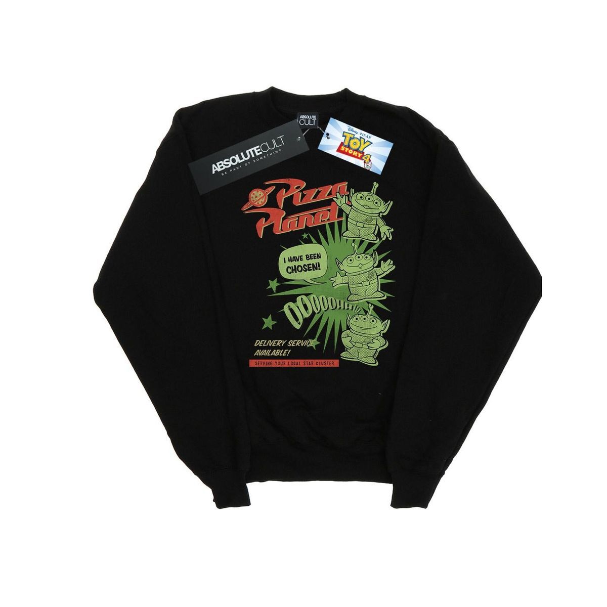 Pizza Planet Alien Grafik Sweatshirt