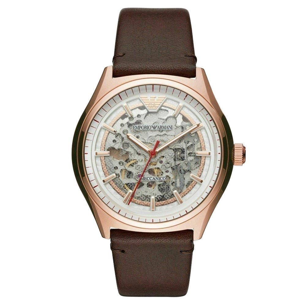 Mechanische Uhr mit Roségoldton