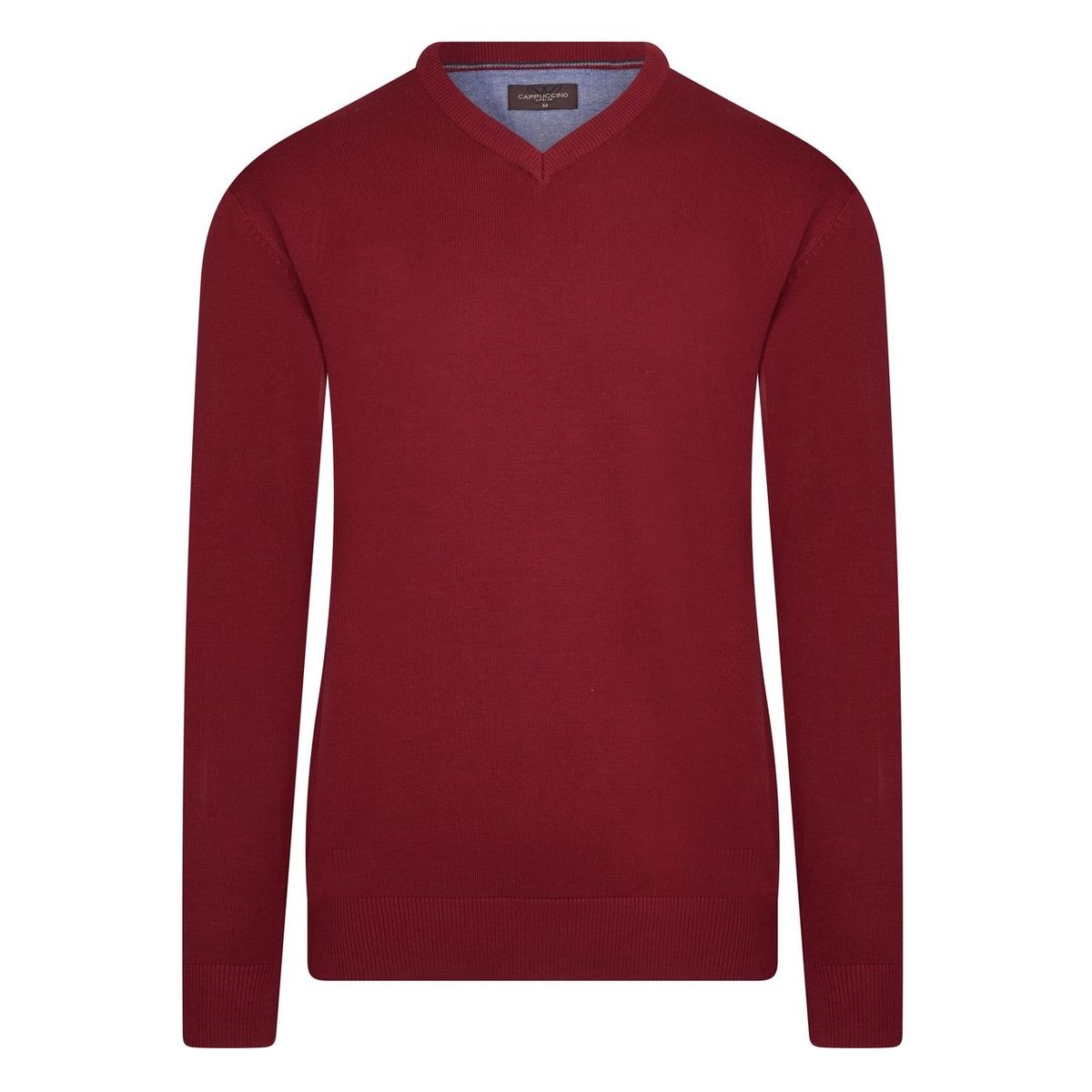 Klassischer V-Ausschnitt Pullover
