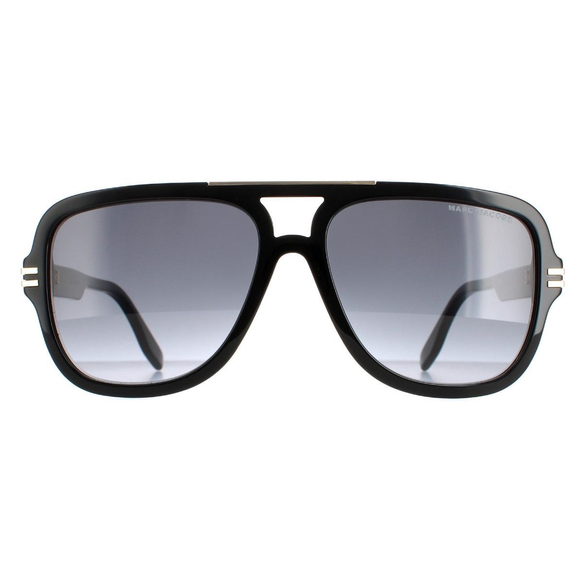 Klassische schwarze Pilotenbrille