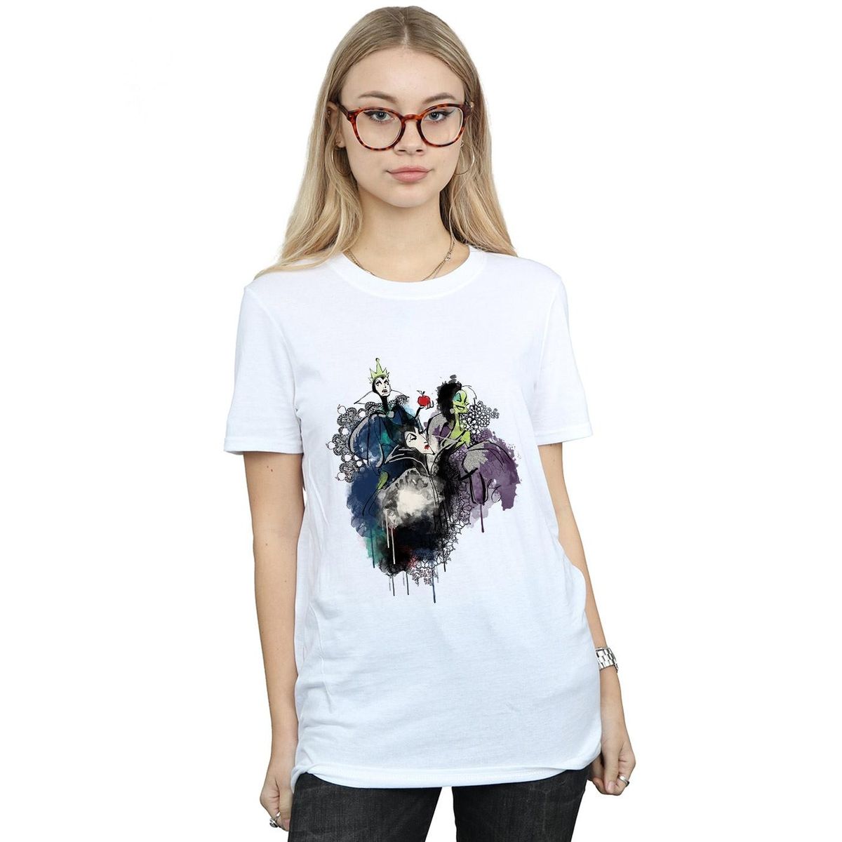 Künstlerisches Disney Bösewichte T-Shirt