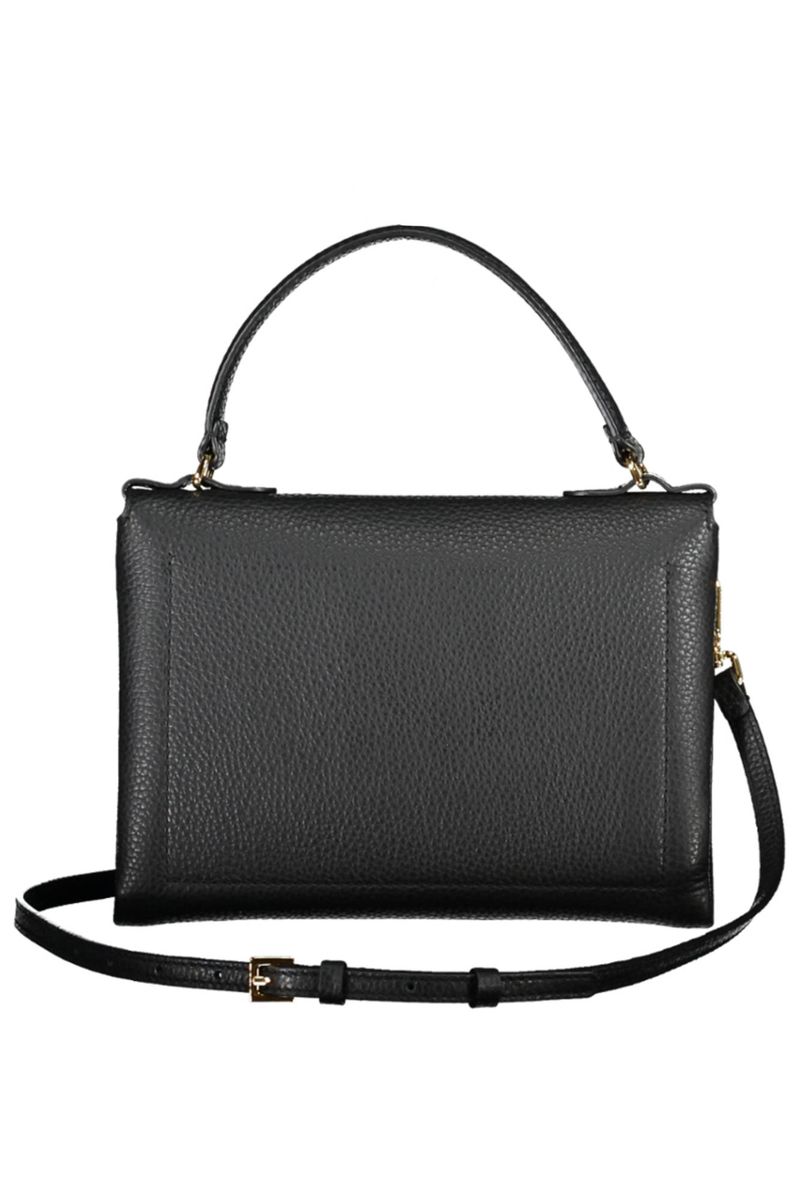 Elegante Henkeltasche aus genarbtem Leder