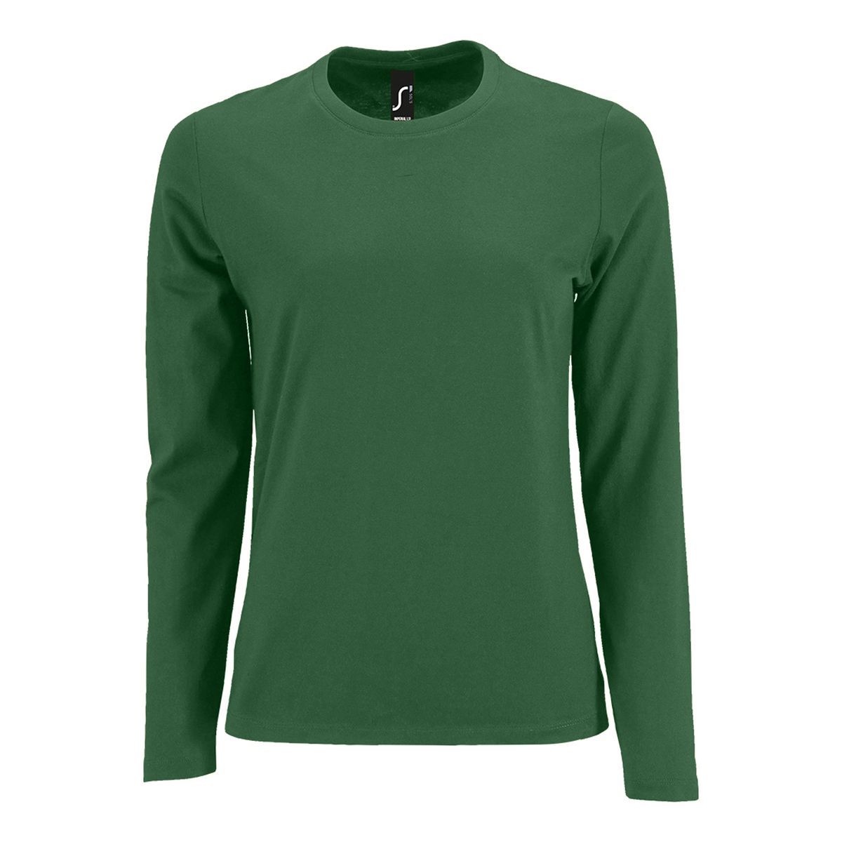 Langärmeliges, figurbetontes T-Shirt