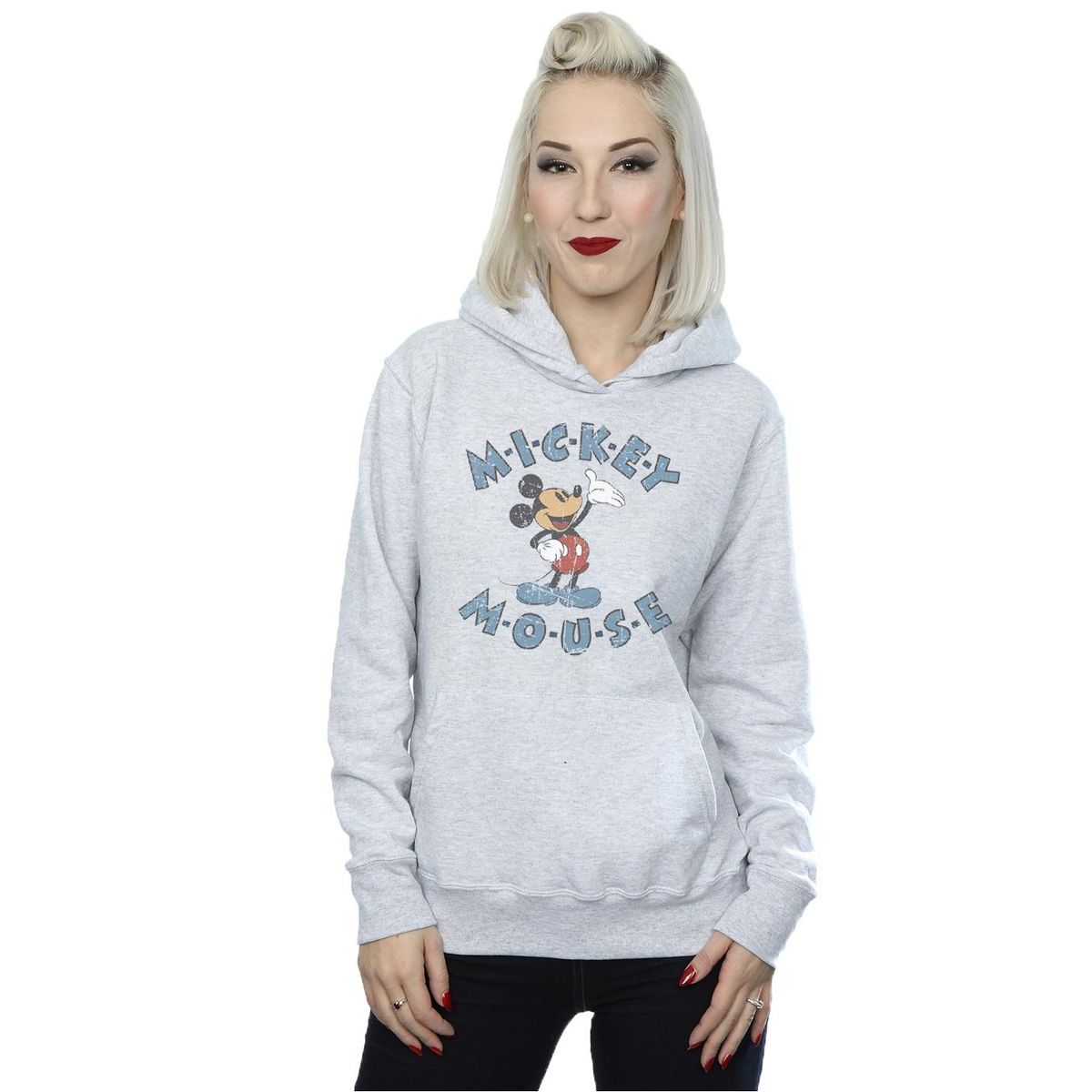 Vintage Mickey Mouse Grafik-Hoodie