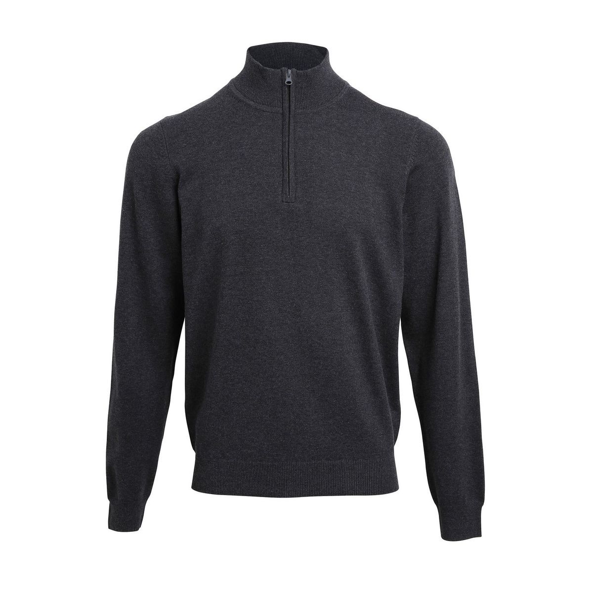 Herren-Sweatshirt mit Viertelreißverschluss