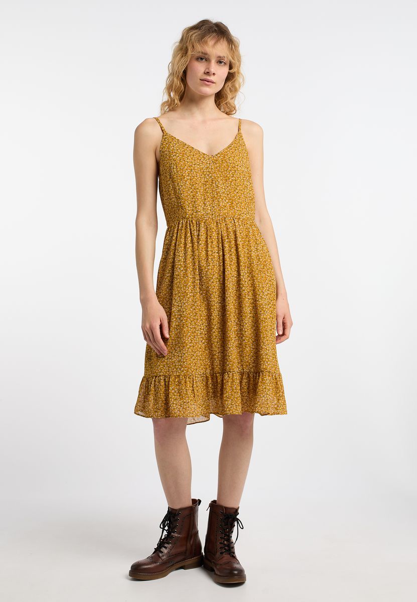 Luftiges Minikleid mit Blumenprint