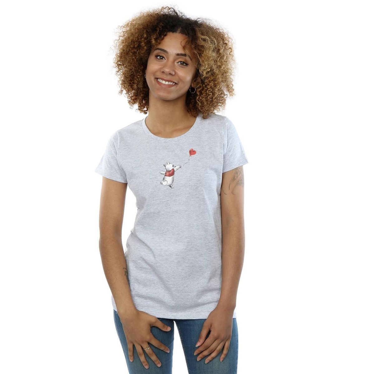 Winnie Puuh Herz-Skizze Shirt