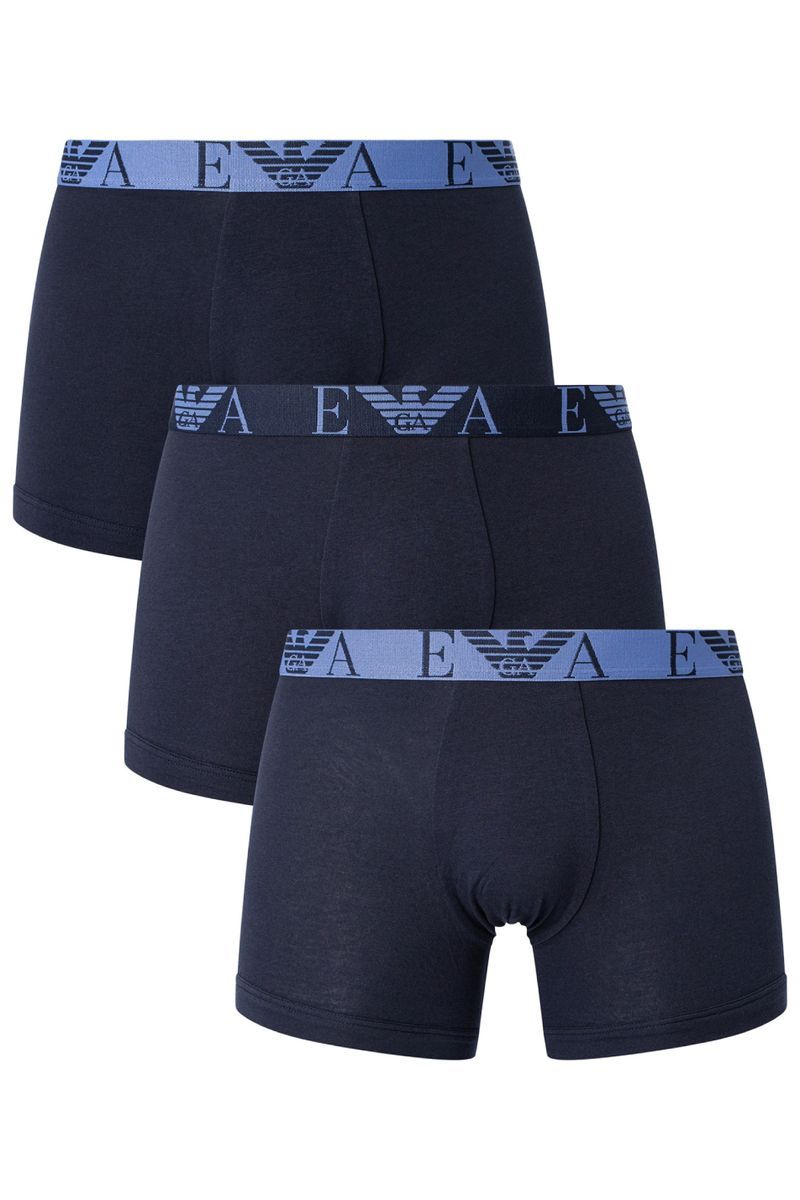 Herren Marineblaue Boxershorts mit Logobund