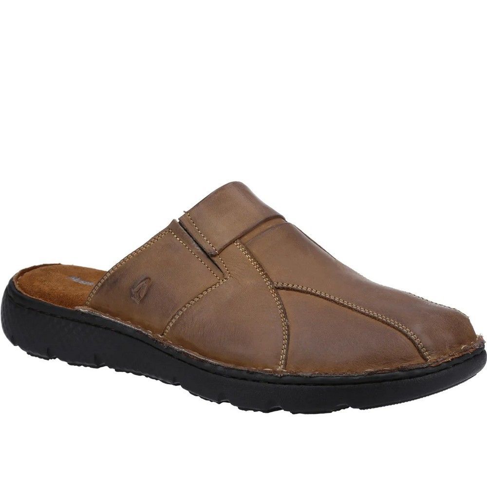 Herren Leder Clog Slipper zum Reinschlüpfen