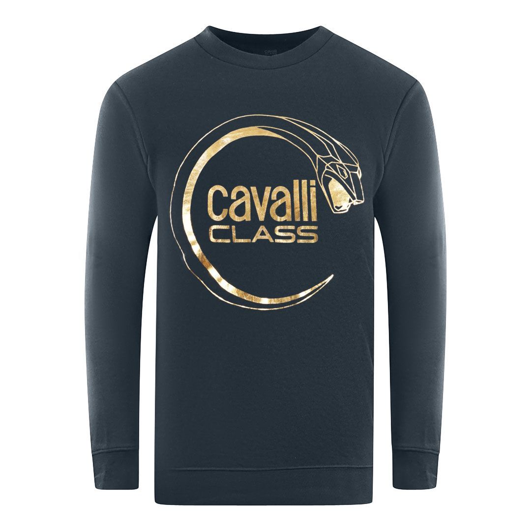 Sweatshirt mit Rundhalsausschnitt und Logo