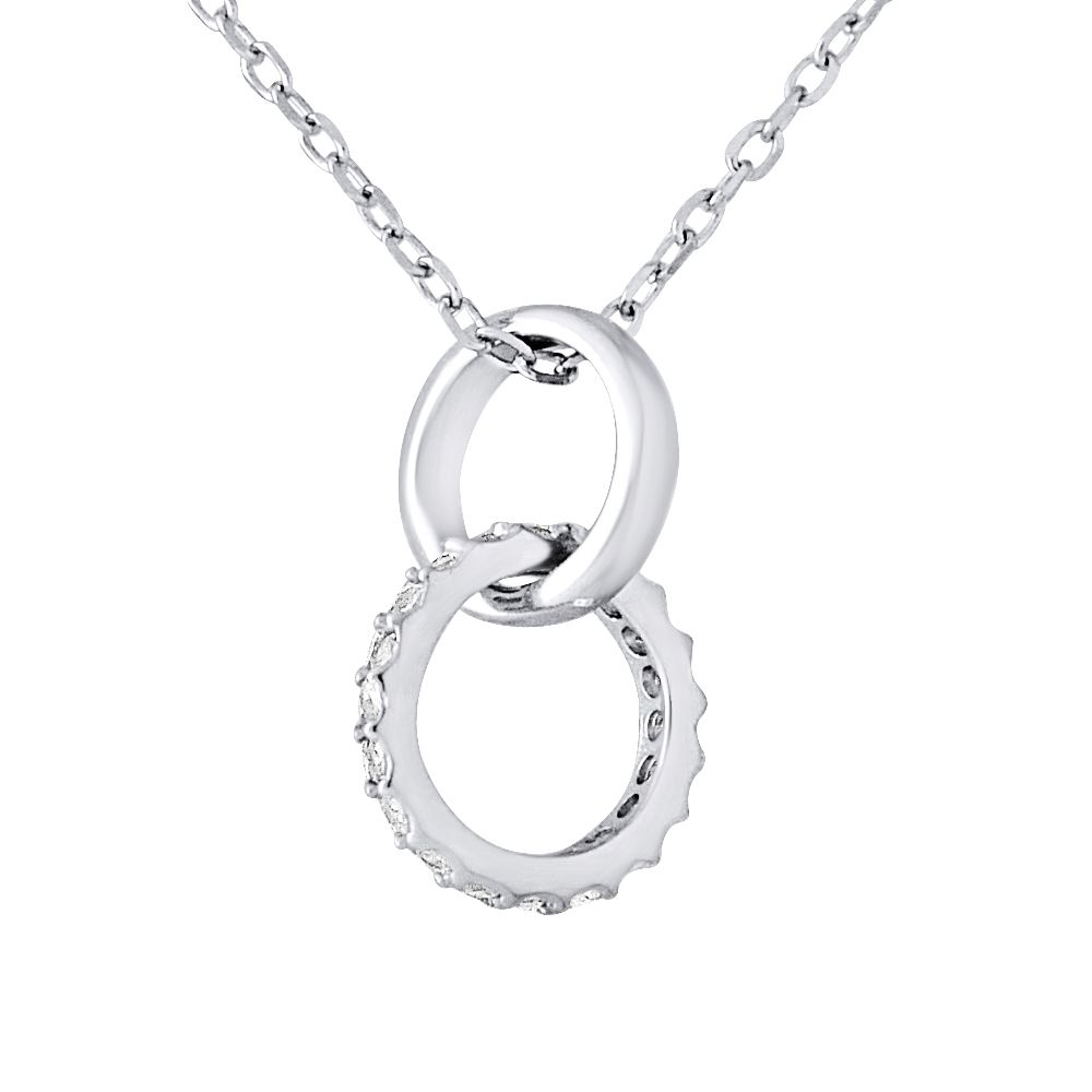 Zarte Sterling Silber Mond & Stern Halskette