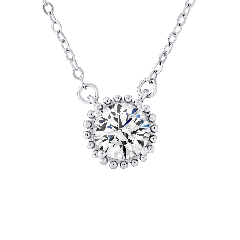 Zarte Sterling Silber Mond & Stern Halskette