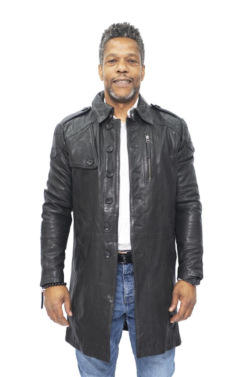 Herren Leder Trenchcoat Hamburg