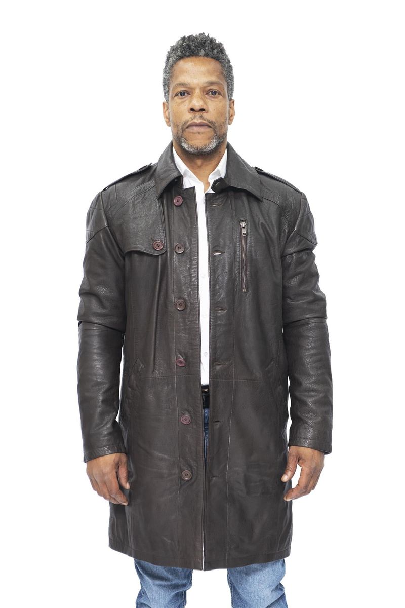 Herren Leder Trenchcoat Hamburg