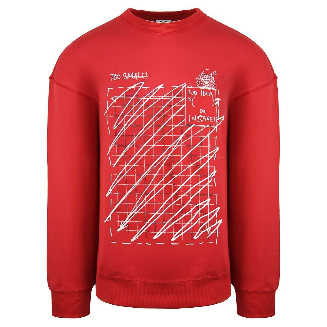 Herren Sweatshirt mit Grafikprint Rundhalsausschnitt
