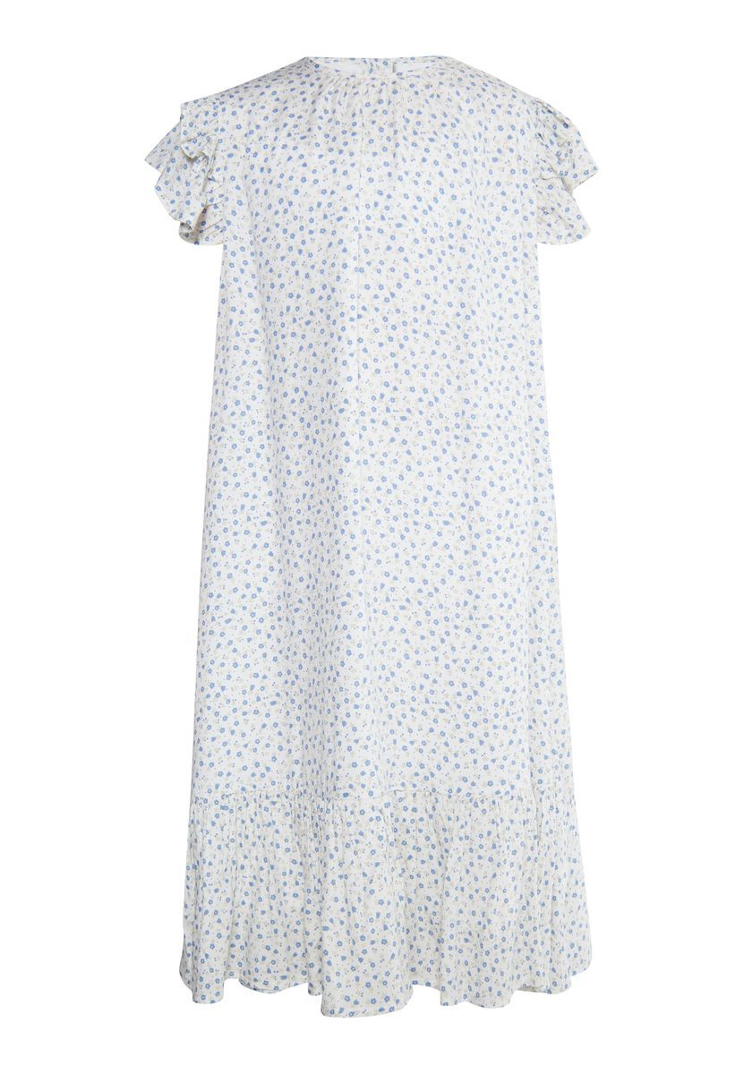 Geblümtes Midi-Kleid für Mädchen