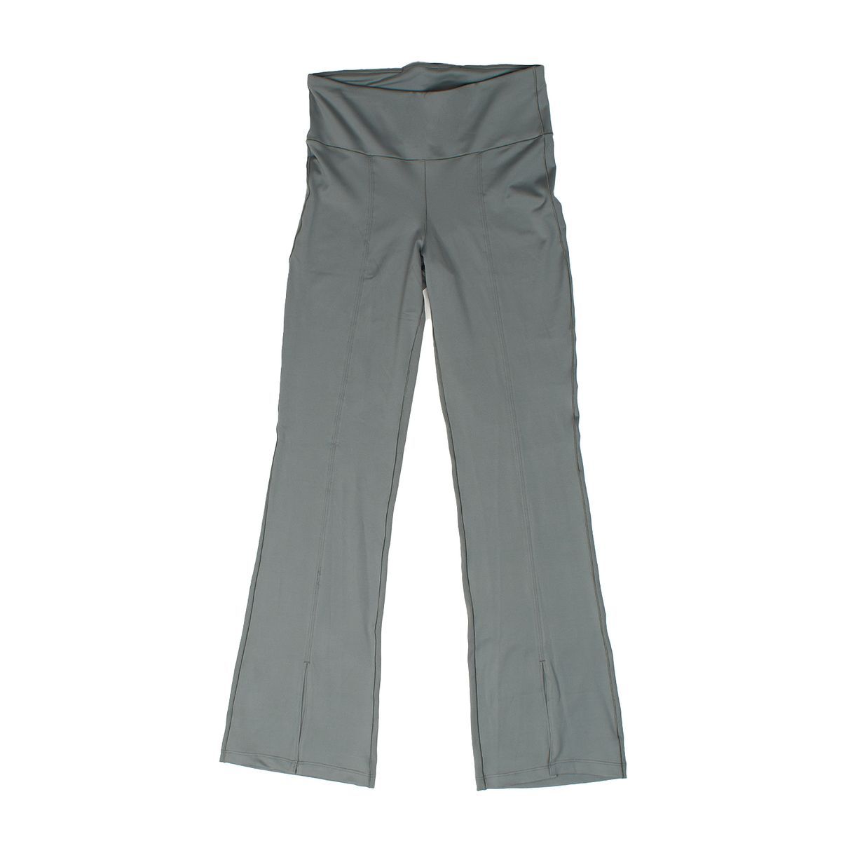 Hochtaillierte, ausgestellte Yogahose
