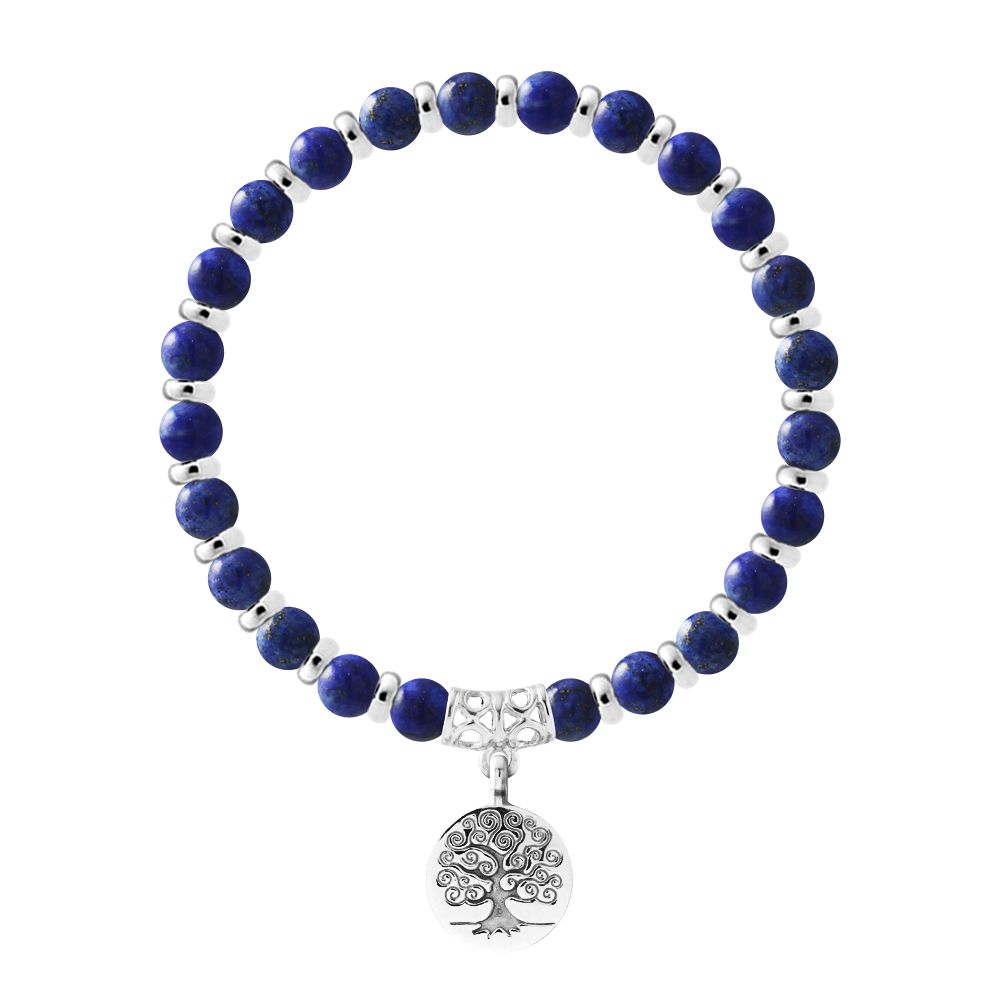 Lebensbaum Armband mit Perlen