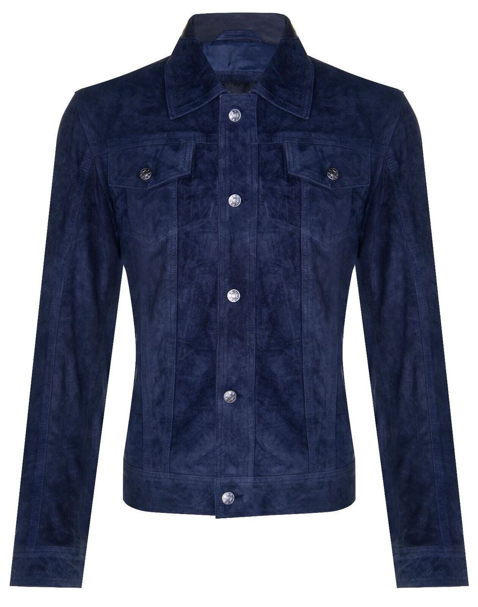 Herren Trucker Jacke aus Wildleder Adelaide