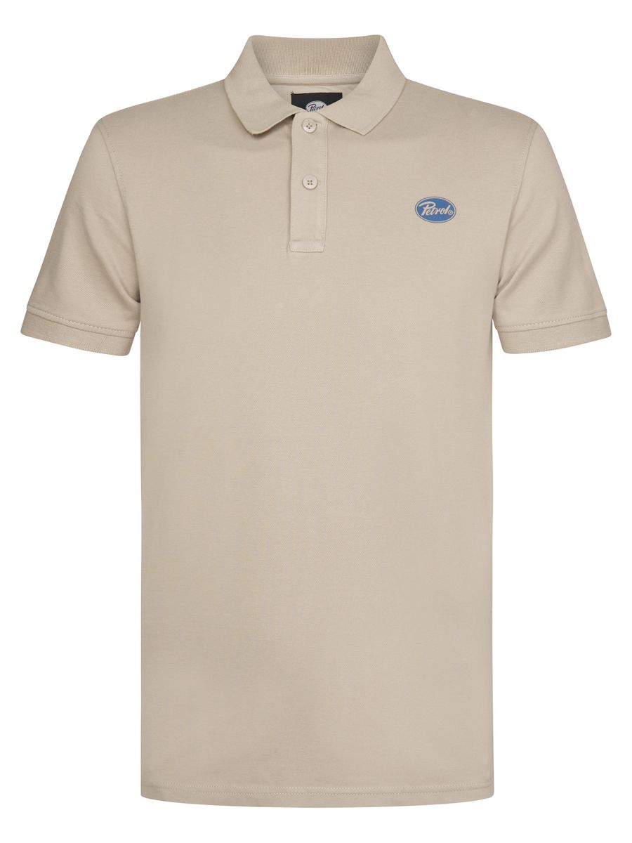 Klassisches Uni Baumwoll-Poloshirt
