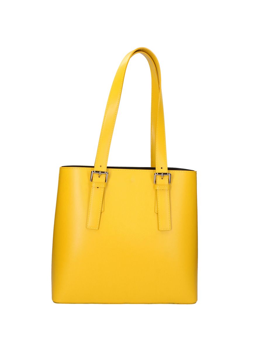 Ledertasche Gelb
