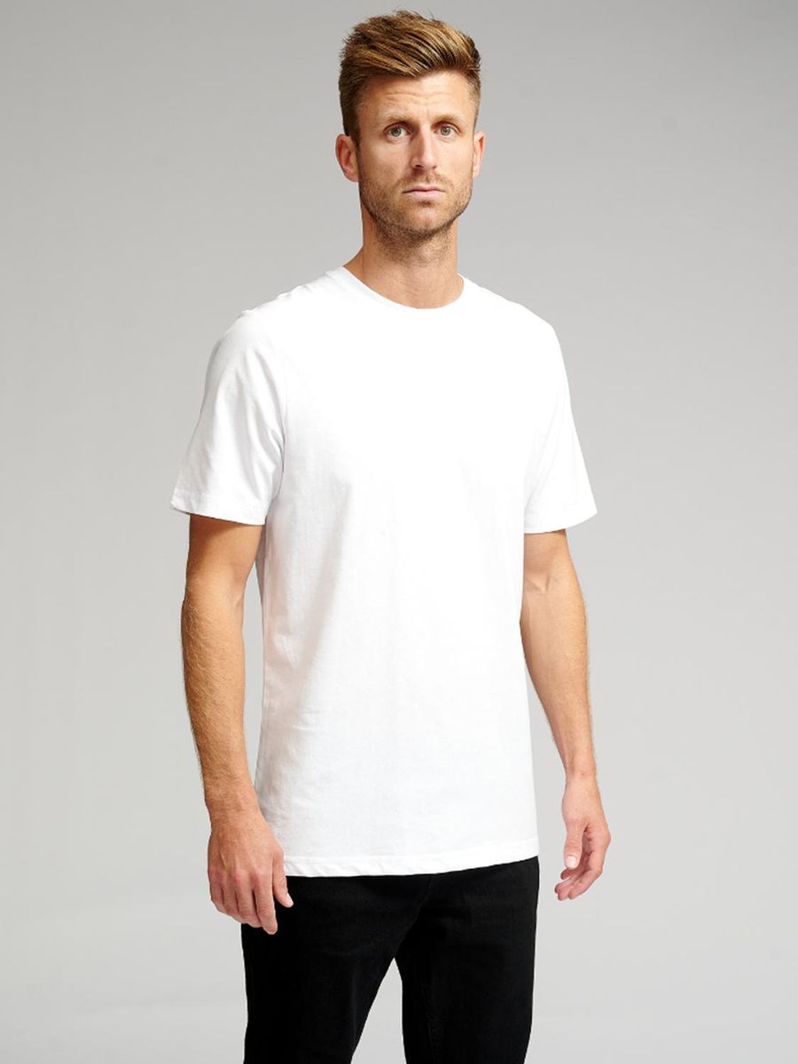 Klassisches Basic T-Shirt mit Rundhalsausschnitt