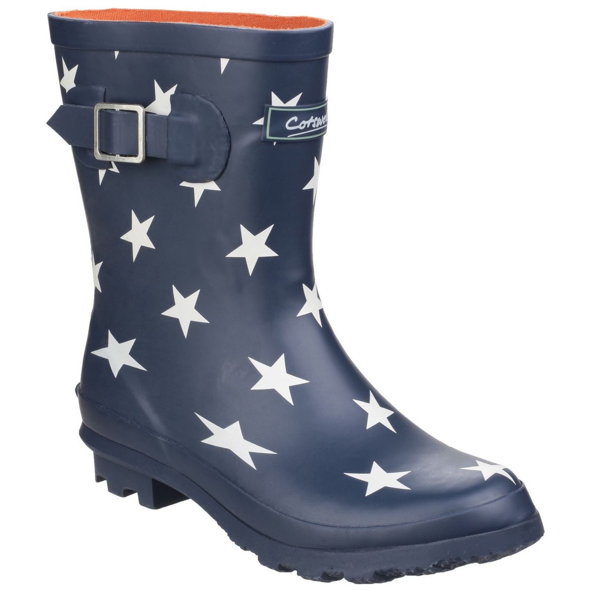 Mittelhohe Gummistiefel mit Sternenmuster