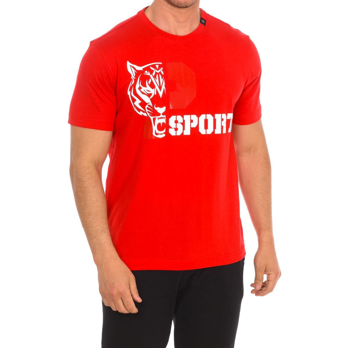 Sportliches T-Shirt mit Tigerprint