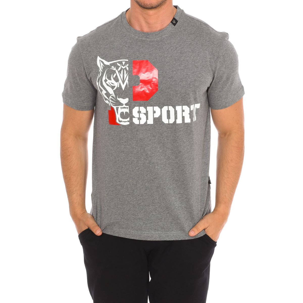 Sportliches T-Shirt mit Tigerprint