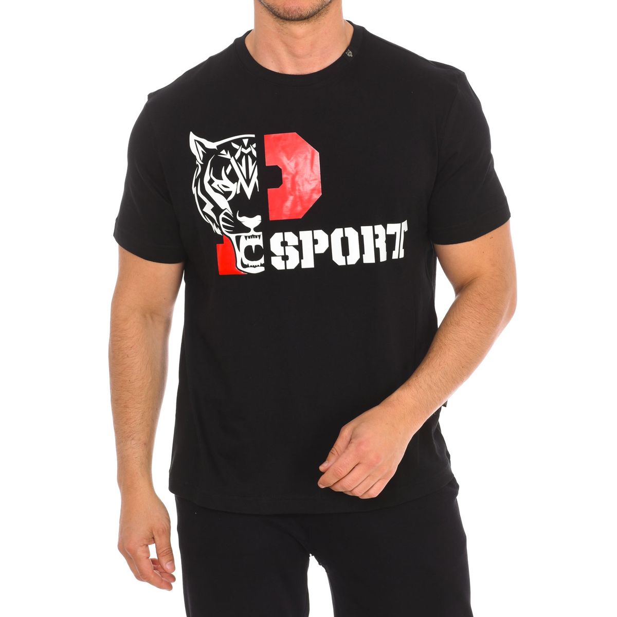 Sportliches T-Shirt mit Tigerprint