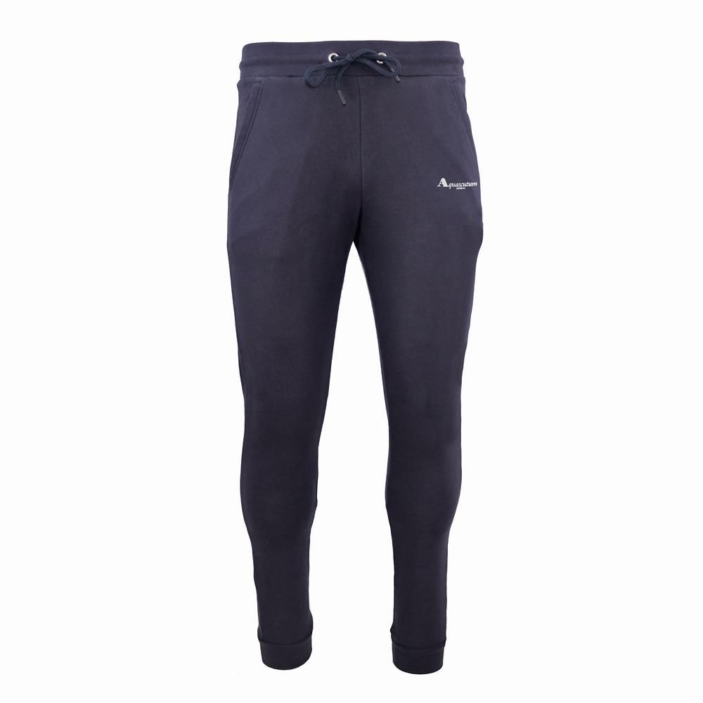 Herren Marineblaue Baumwoll-Jogginghose