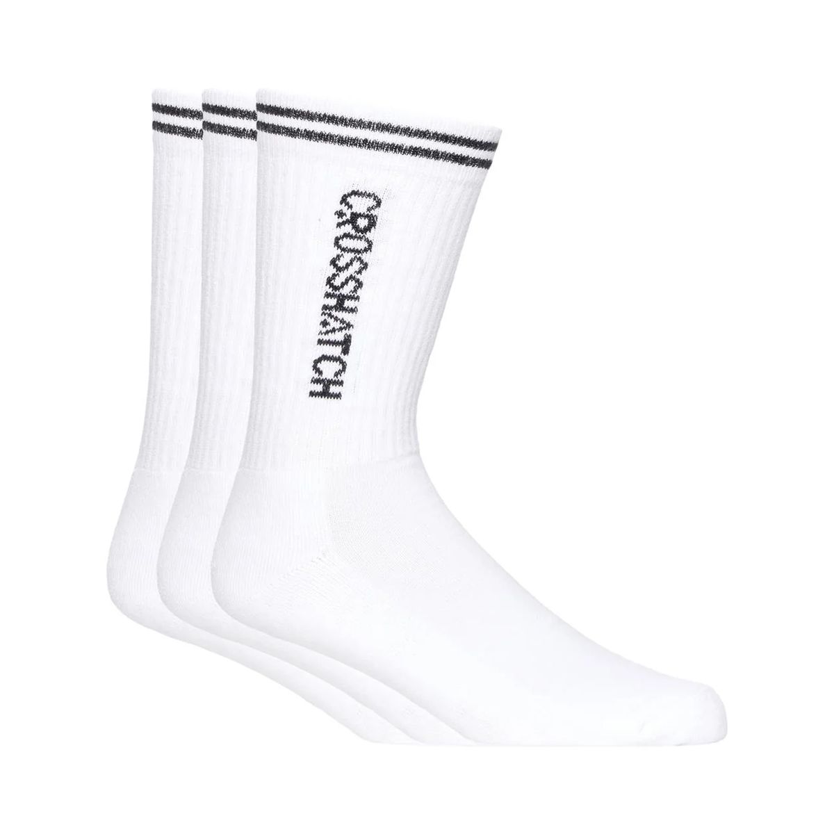 Herren Weiße Sport Socken 3er-Pack