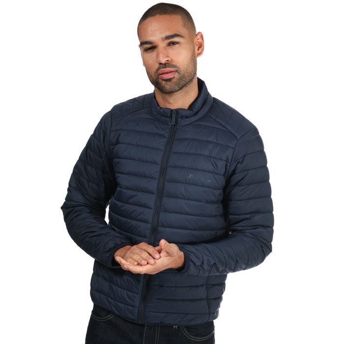 Leichte Herren Steppjacke mit Trichterkragen