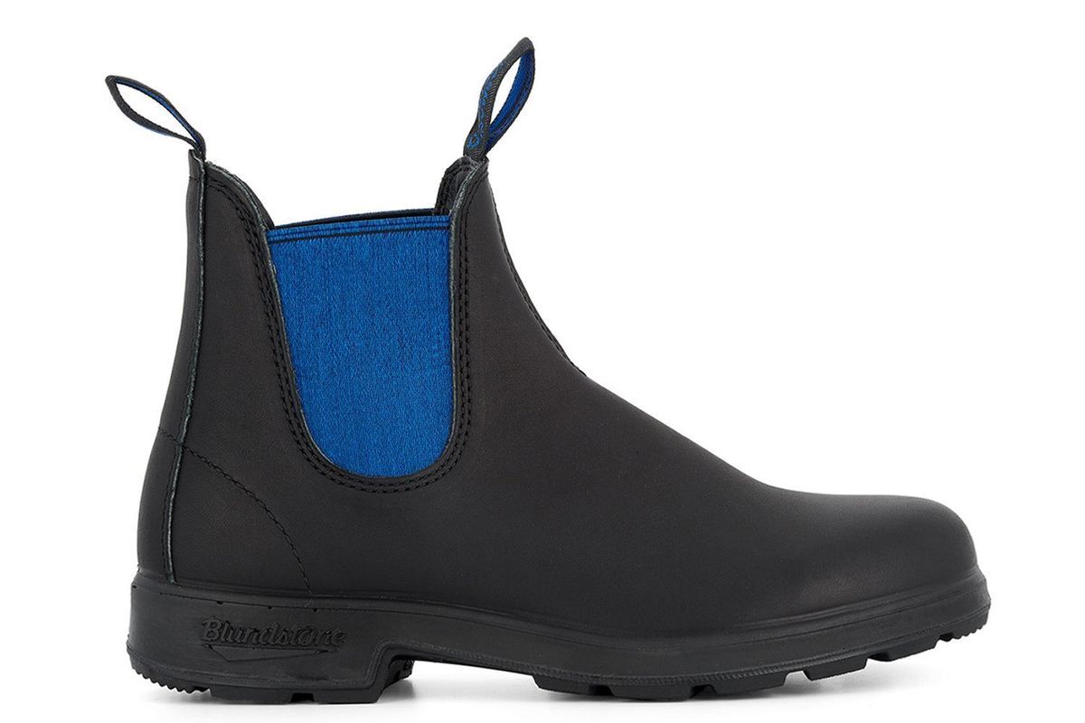 Chelsea-Boots mit kontrastierendem Einsatz