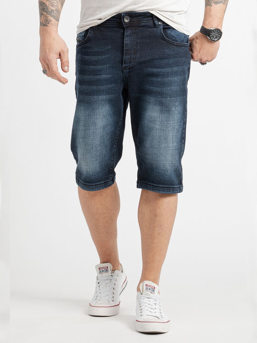 Herren Jeansshorts mit dunkler Waschung