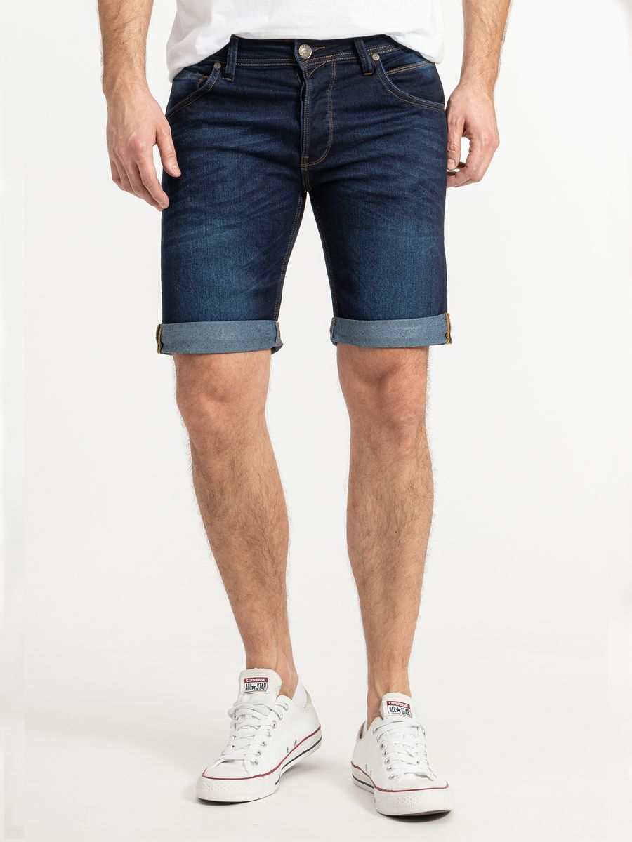 Herren Jeansshorts mit dunkler Waschung