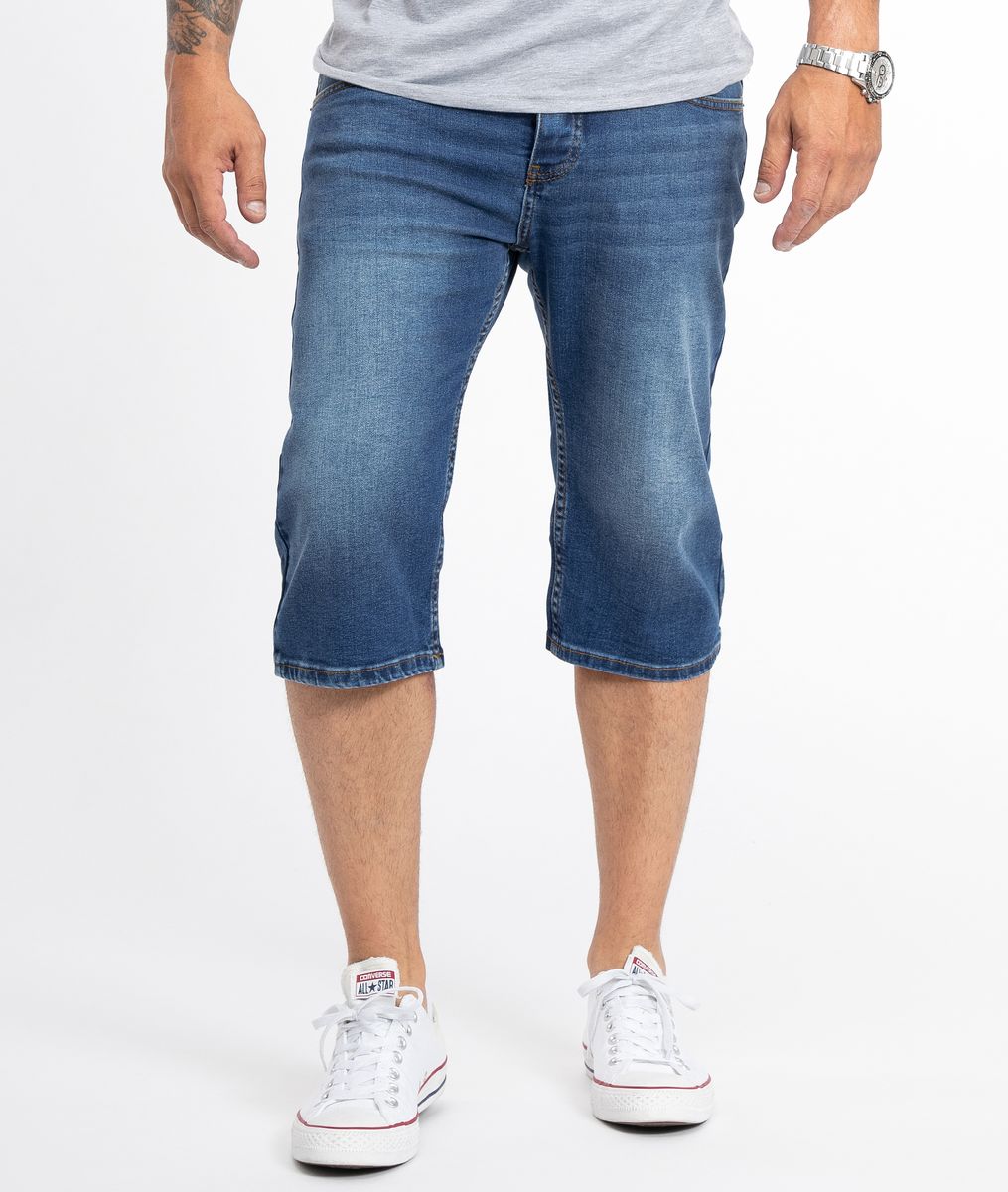 Herren Jeansshorts mit dunkler Waschung