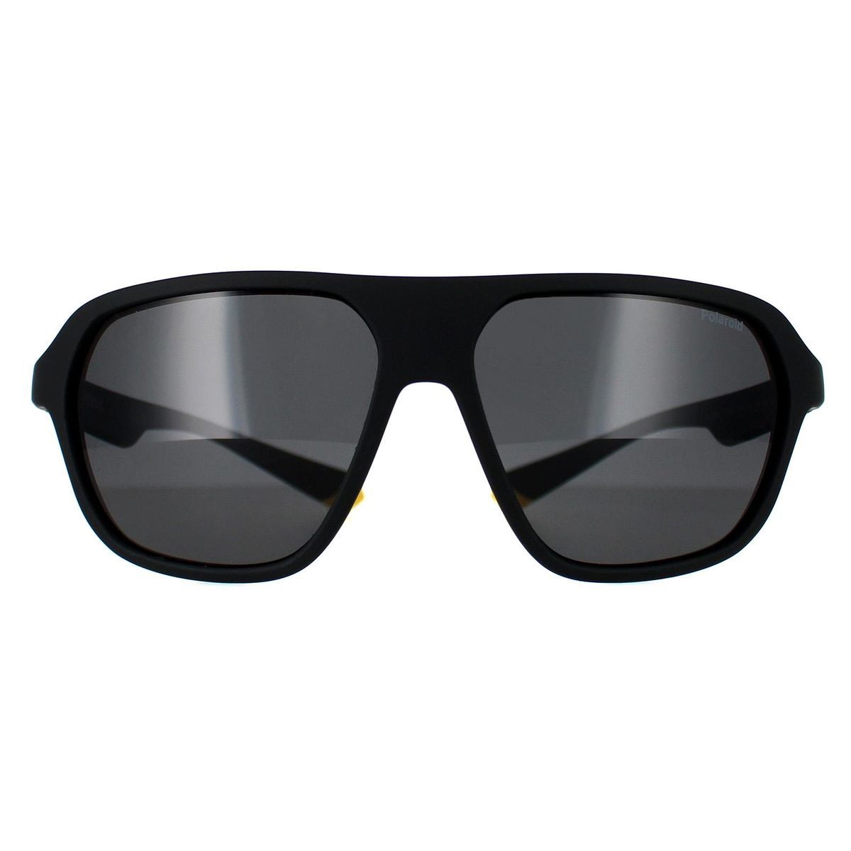 Matte Schwarz Unisex Aviator Sonnenbrille