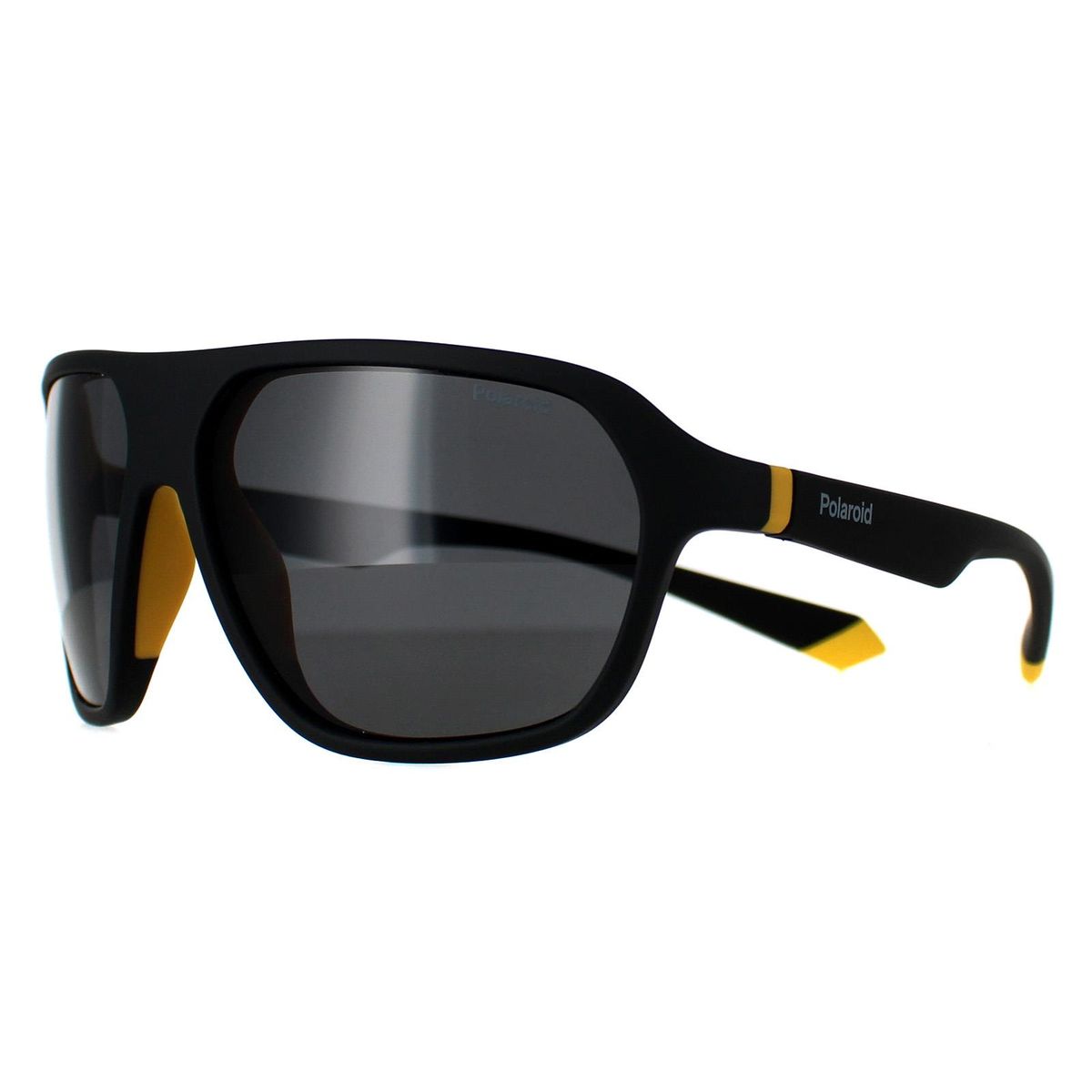 Sportliche matte rechteckige polarisierte Sonnenbrille
