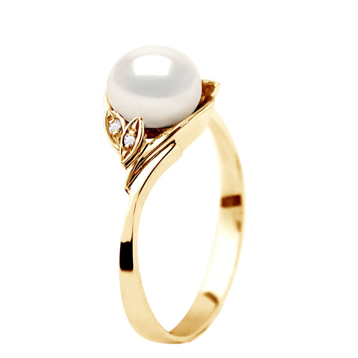 Eleganter Perlenring aus Gold