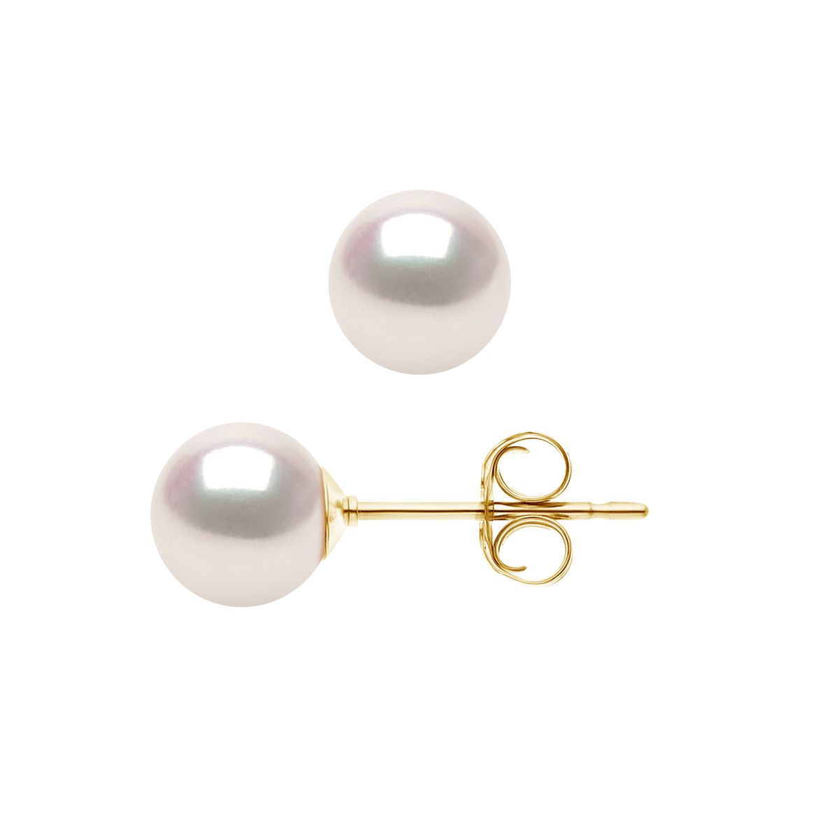 Elegante japanische Akoya-Perlenstecker