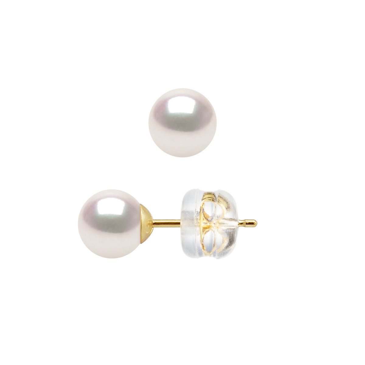 Elegante japanische Akoya-Perlenstecker