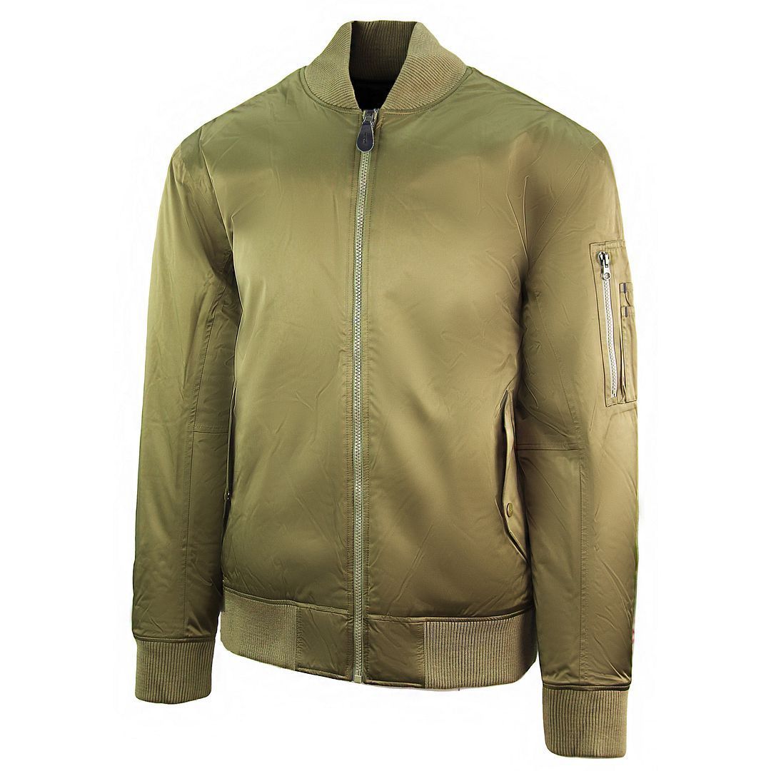 Khaki Bomberjacke für Herren