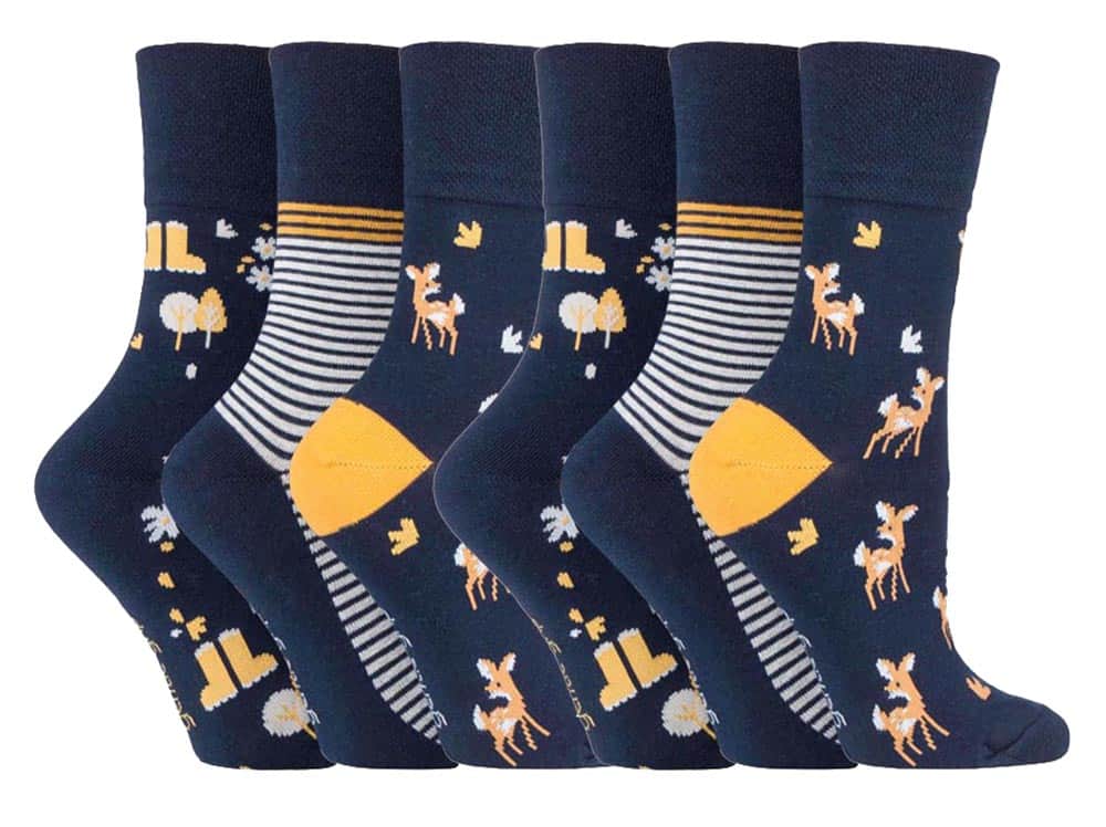 Gentle Grip - 6 Paar Damen Gentle Grip nicht elastische Socken - GG202