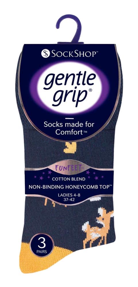 Gemusterte nicht-einschneidende Komfort-Socken