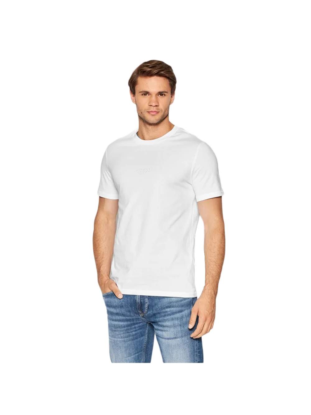 Klassisches T-Shirt mit Rundhalsausschnitt